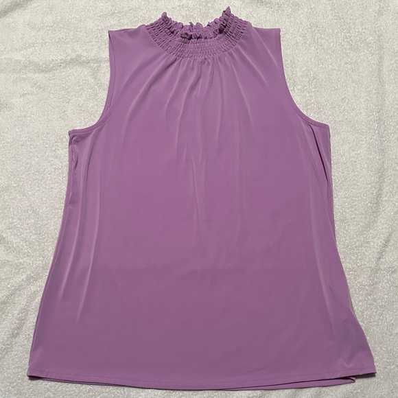 Cato Women’s Lavender Sleeveless Mock Neck Top Size Large - Picture 1 of 5